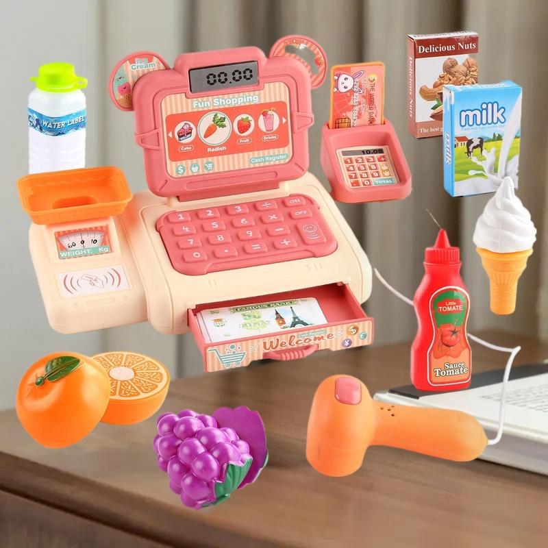 Toy Cash Register - Çocuklar için Sanal Alışveriş Kasiyeri Oyuncak