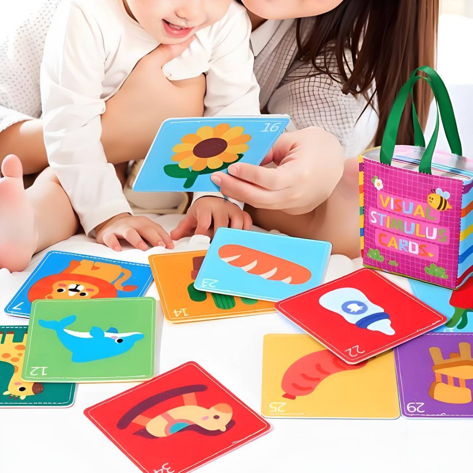 Educational Flash Card - Erken Eğitim Kumaş Kartları 0-36 Ay