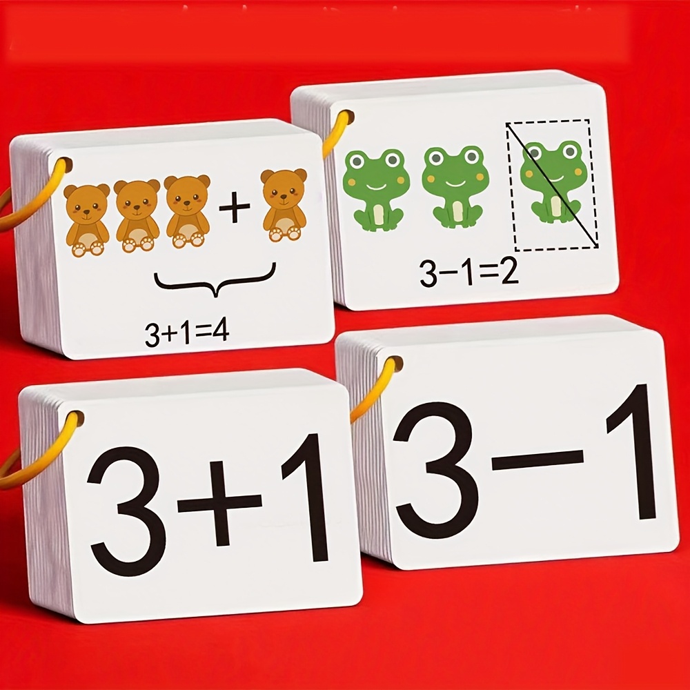 Educational Flash Card - Toplama ve Çıkarma Problemleri İçeren 132
