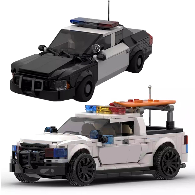 Kids Toys Victoria - MOC Teknik Araba Forded Polis Arabası