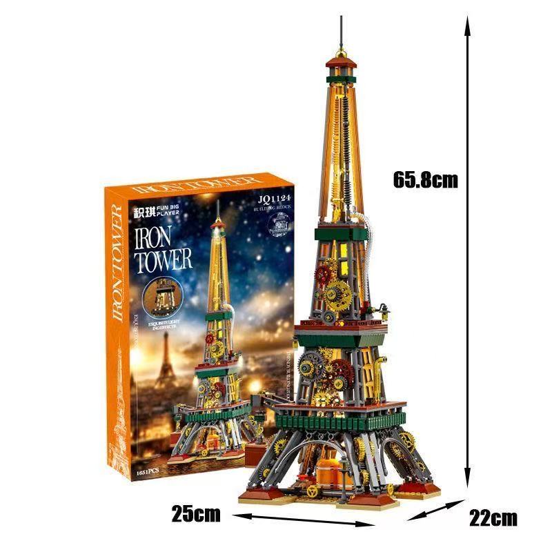 Kids Toys Paris - 1651 adet yaratıcı Steampunk Paris kulesi