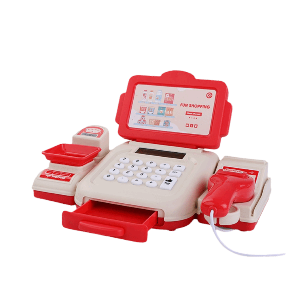 Toy Cash Register - Bulmaca Simülasyonu Süpermarket Kasa Makinesi Eğlenceli