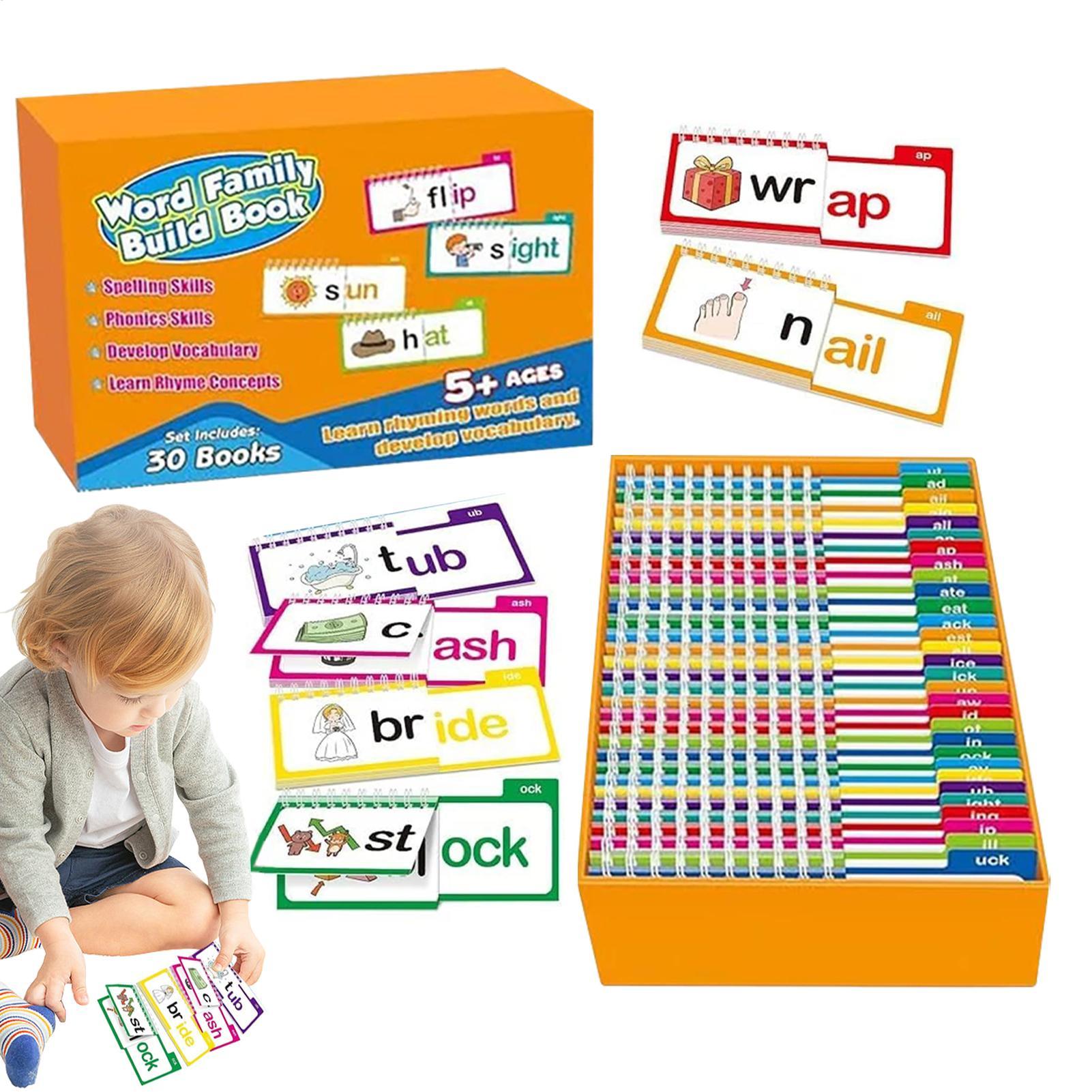 Educational Flash Card - 1 takım Okuma FlipBook'ları Okuma ve