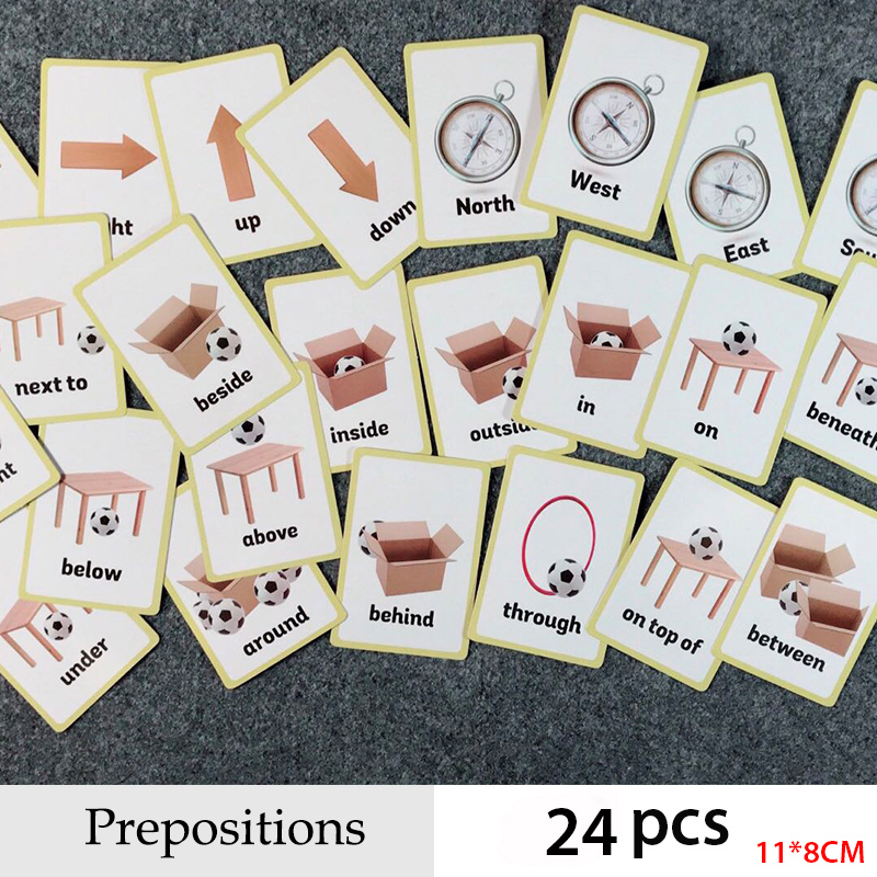 Educational Flash Card - Edatlar ve Hareketleri Serisi İngilizce Kelime