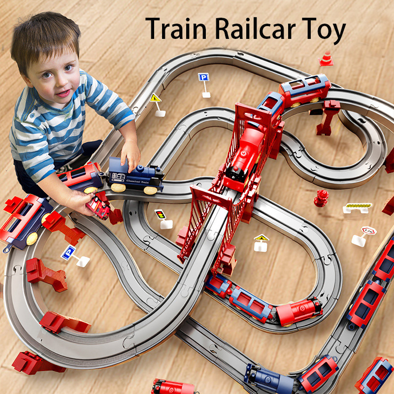 44 adet/takım elektrikli tren  - Toy Train Track Set incelemesi ve fiyatı