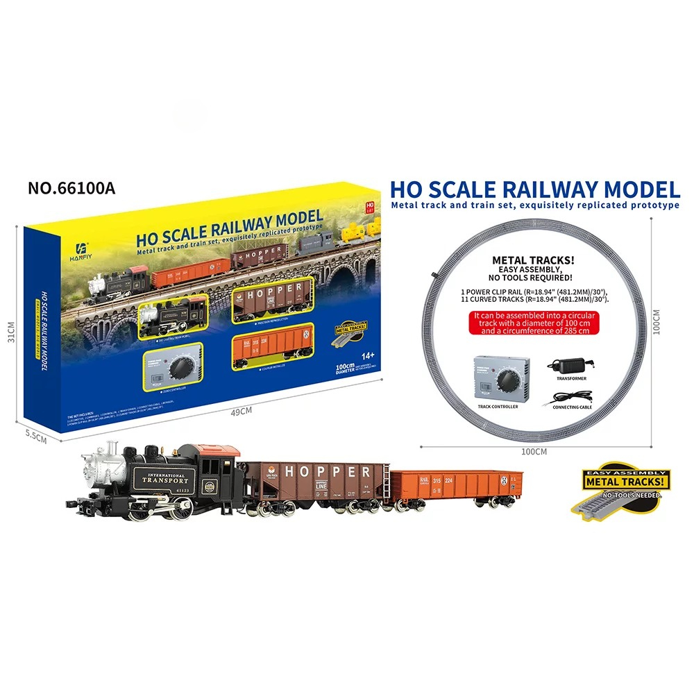 HO Ölçekli Metal Raylı Tren Mo - Toy Train Track Set incelemesi ve fiyatı