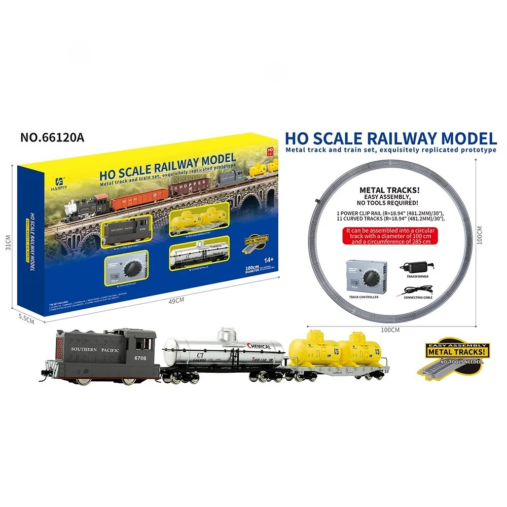 HO Ölçekli Metal Raylı Tren Mo - Toy Train Track Set incelemesi ve fiyatı
