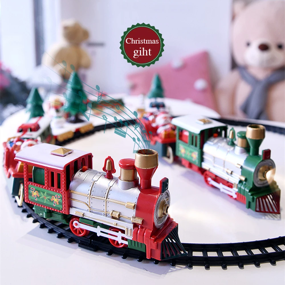 Noel tren seti şenlikli Mini l - Toy Train Track Set incelemesi ve fiyatı