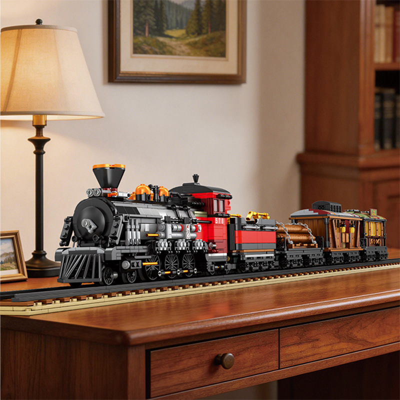 Yeni 66806 2851 parça MOC Retr - Toy Train Track Set incelemesi ve fiyatı