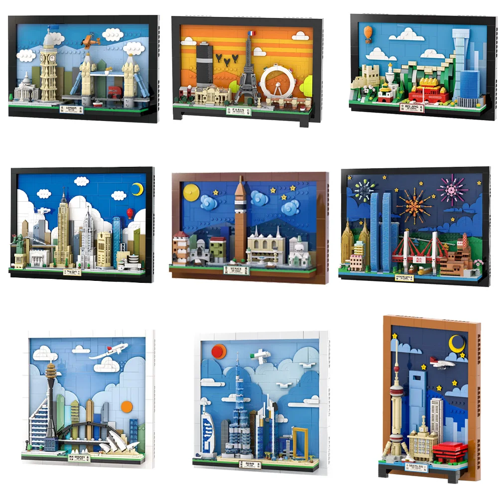 Şehir manzaralı yapı taşları k - Kids Toys Paris incelemesi ve fiyatı