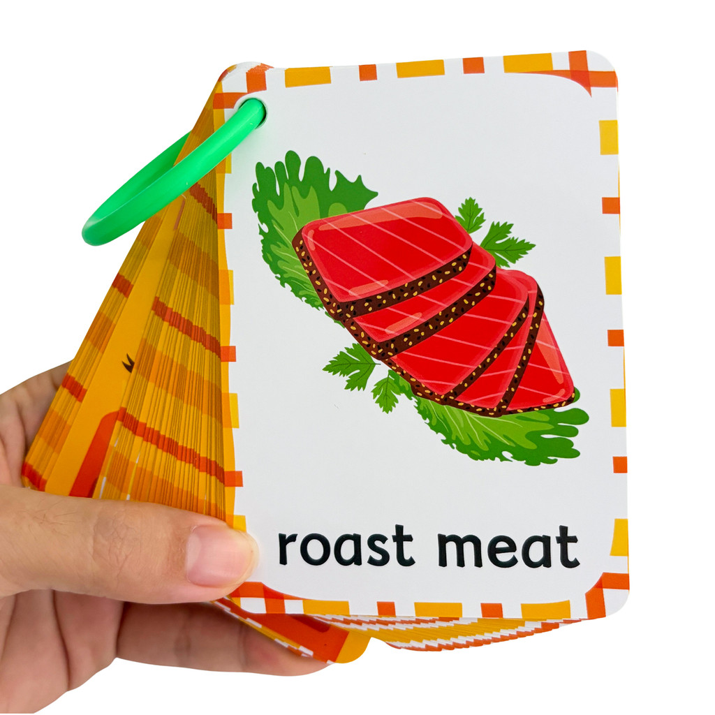 Lezzetli Yiyecekler Kelime Bil - Educational Flash Card incelemesi ve fiyatı