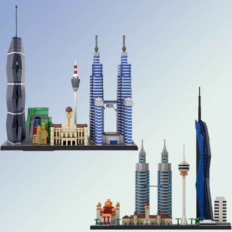 Malezya Şehir Simgesi Mimari S - Kids Toys Malaysia incelemesi ve fiyatı